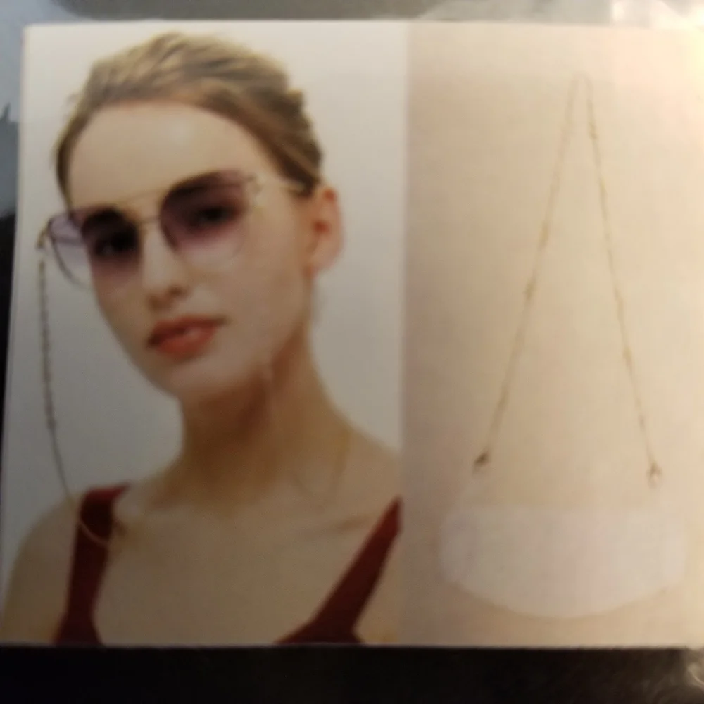 Rectangular Stone Beaded Sunglasses Holder